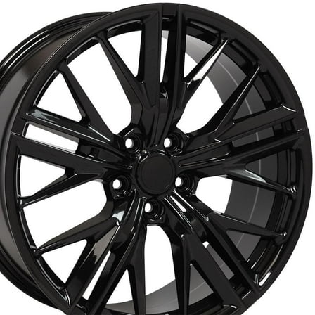 OE Wheels CV25 20x9.5 Rear Rim Fits Base Camaro - ZL1 Style Gloss Black 5x120 - Hollander 5773 (1)