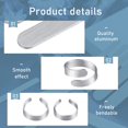 thumbnail image 4 of Jewelry Blanks Shimeyao, paquete de 36 anillos de aluminio, 4 of 7