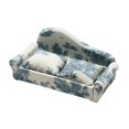 thumbnail image 2 of Caja de joyería en miniatura, organizador de sofá, diseño de doble almohada, ideal para regalo o guardar baratijas. Azul oscuro, 2 of 9
