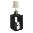 thumbnail image 3 of Convenience Concepts Northfield Admiral End Table with Shelf in Black Wood, 3 of 7