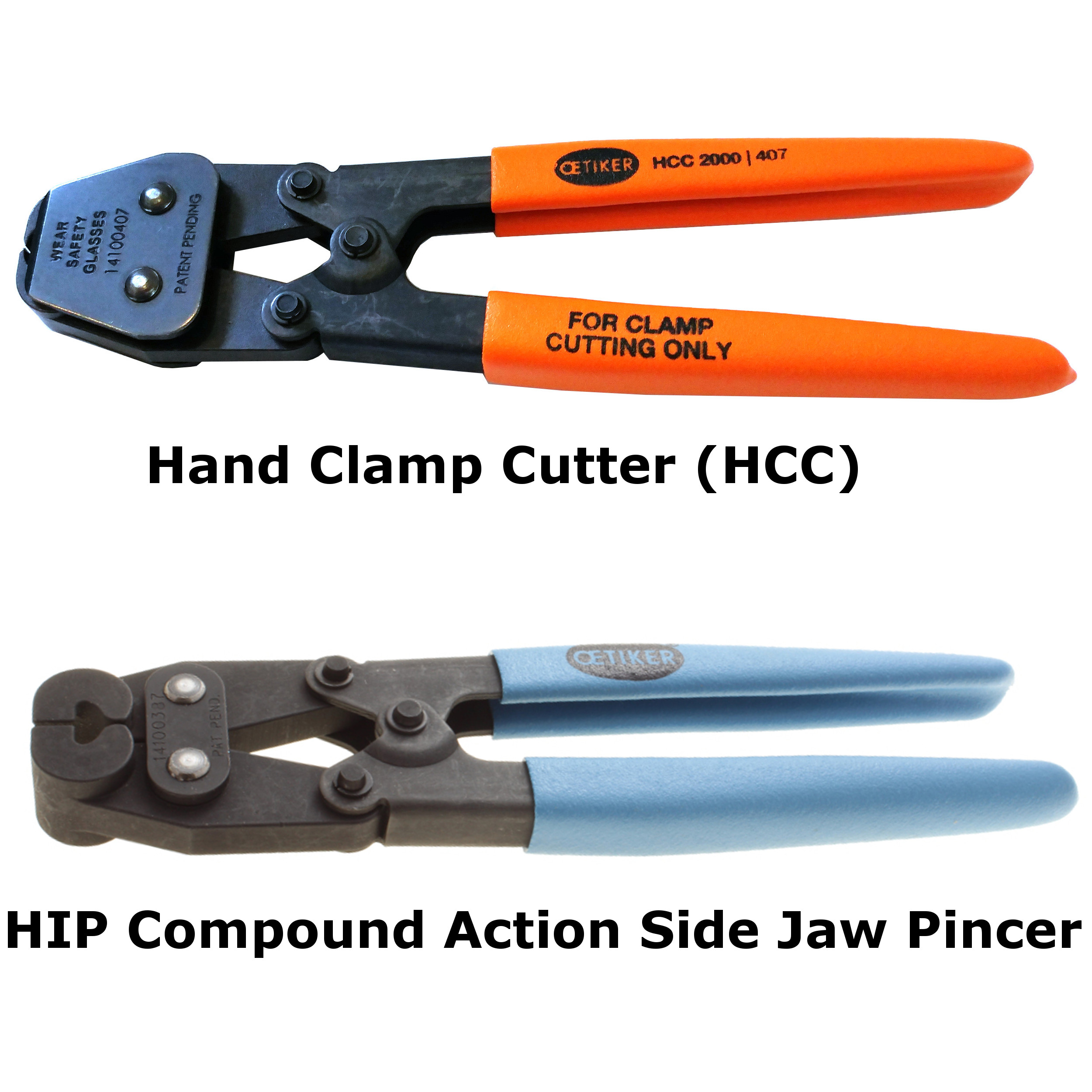 Oetiker Hand Clamp Cutter and Compound Side Jaw Pincer, Combo Pack