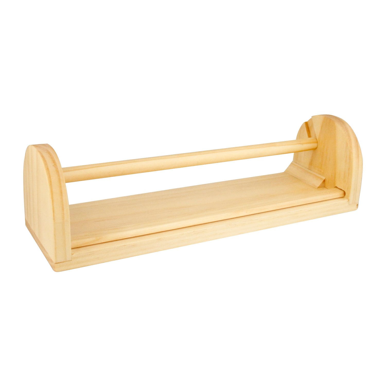 12 inch Wooden Tabletop Paper Holder & Dispenser, Portable tabletop