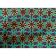 thumbnail image 4 of oneOone Organic Cotton Voile Fabric Floral & Paisley Block Printed Fabric 1 Yard 42 Inch Wide, 4 of 4