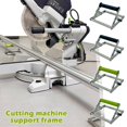 thumbnail image 2 of Adjustable Cutting Machine Support Frame Table Saw Stand Height Adjustable 2024 green concave shaft, 2 of 5