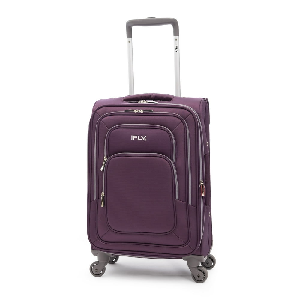 iFLY iFLY Softside Luggage Jewel 20" CarryOn Luggage, Purple