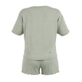 thumbnail image 2 of Set de Pijama Secret Treasures para Mujer, con Short y Playera Boxy Verde Talla ECH 2 Piezas, 2 of 4
