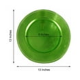 thumbnail image 5 of Efavormart 24 pcs 13" Lime Round Charger Plates Dinner Chargers for Tabletop Decor Holiday Wedding Catering Event Decoration, 5 of 10