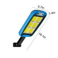 thumbnail image 3 of EGNMCR Solar Street Light, IP65 Waterproof, Dusk To Da-wn With Motion Sensor LED Security Flo-od Light For Parking Lot, Remote Control With 240 COB Lamp Beads, Mother's Day Gift Ideas, 3 of 7