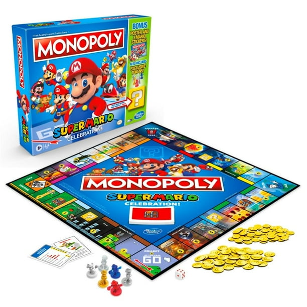Juego de Mesa Hasbro Gaming Monopoly Super Mario Celebration Value