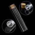 thumbnail image 3 of 30pcs 25ml Glass Test Tubes, 20 X 100mm Clear Flat Test Tubes With Cork Stoppers For Scientific Experiments, 3 of 5