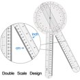 thumbnail image 2 of Goniometer Set 2-3 Pieces 12", 8", 6"/ 360 Degree, 2 of 7