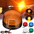 thumbnail image 2 of 12V LED Strobe Light Emergency Rotating Traffice Indication Car Flash Beacon Light Flash Car Light12 Red Blue Warning LED, 2 of 9
