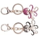 thumbnail image 3 of 2 Llaveros Lindos Con Diamantes de Imitación de Cristal de Pulpo, Colgante de Moda Con Diamantes de Imitación Brillantes en 3D Plateados para Bolso, Mochila, Bolso, 3 of 7