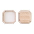 thumbnail image 3 of Unique Bargains Velvet Ring Box for Wedding Double Jewelry Box Storage Ring Holder Box Beige, 3 of 7