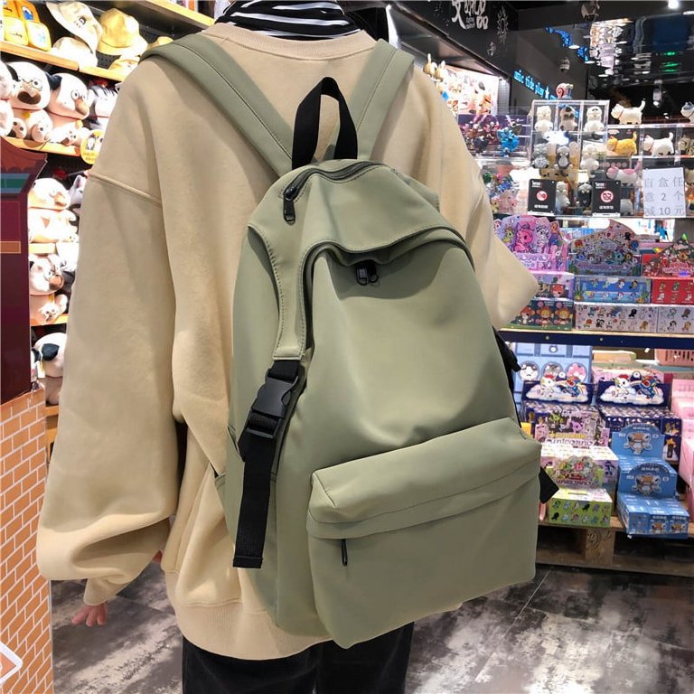 Japanese Style Solid Color Fashionable Nylon Backpack Women Japanese Style Solid Color Fashionable Nylon Backpack Women