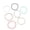 7pcs, variant on SmartBy 7Pcs Bohemian Women Anklet Round Beads Handmade Barefoot Ankles Bracelets Jewelry for Beach