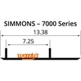 thumbnail image 2 of Woodys Extender Trail III 4" Carbide Wear Runners for Simmons Skis (ESM3-7000), 2 of 2