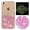 Pink, variant on Luminous Case for iPhone 7 / iPhone 8 / iPhone SE 2022 & 2020, Glow in the Dark Fluorescent Glitter Case for Women Girls, Bling Sparkle Lightweight Slim Shockproof Protective Phone Cover, Green