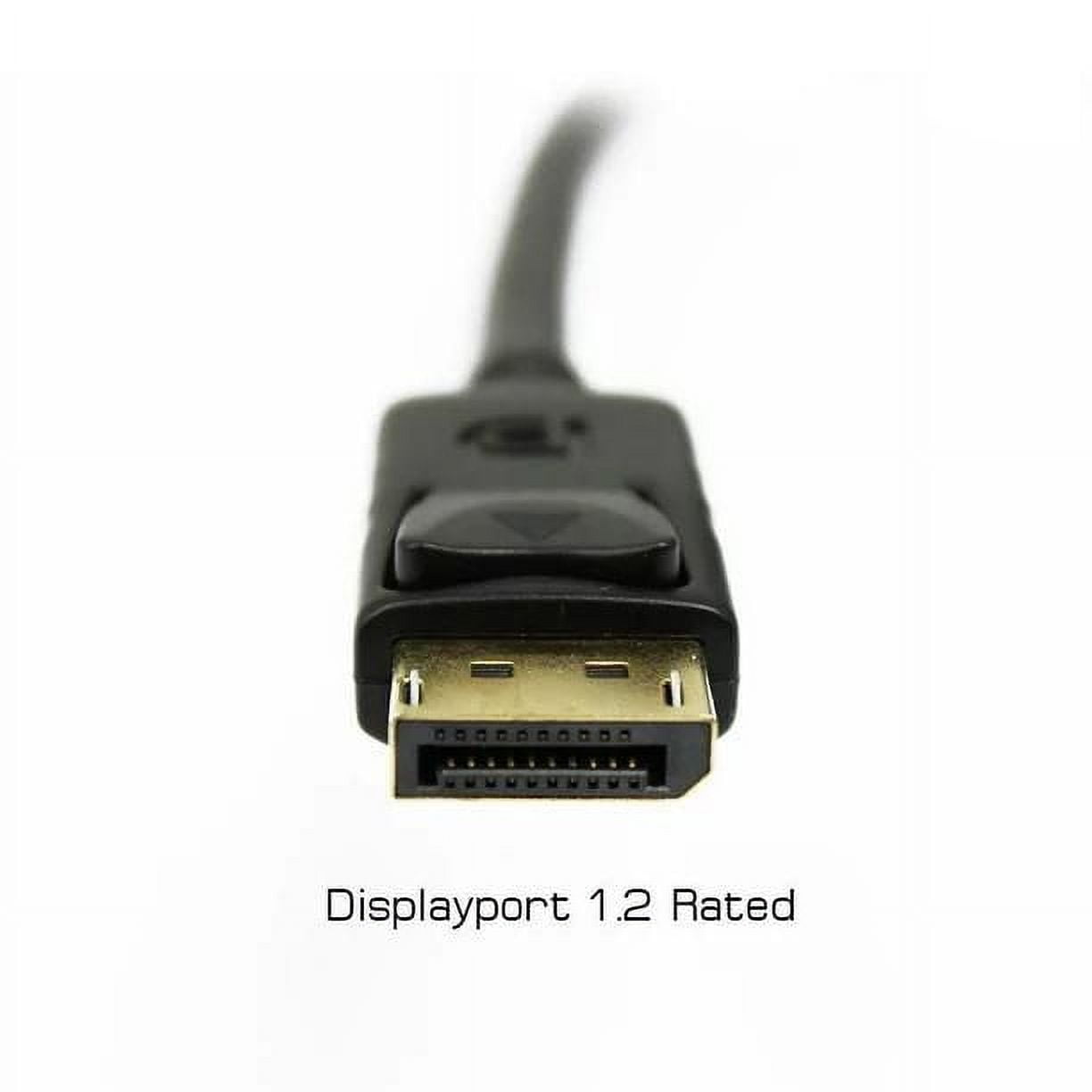 Bluediamond Câble Displayport vers HDMI, DP 2.1, HDMI 2.1, HDR Dynamique, 1920x1200 / 1080P (Full HD), Mâle à Mâle, Noir