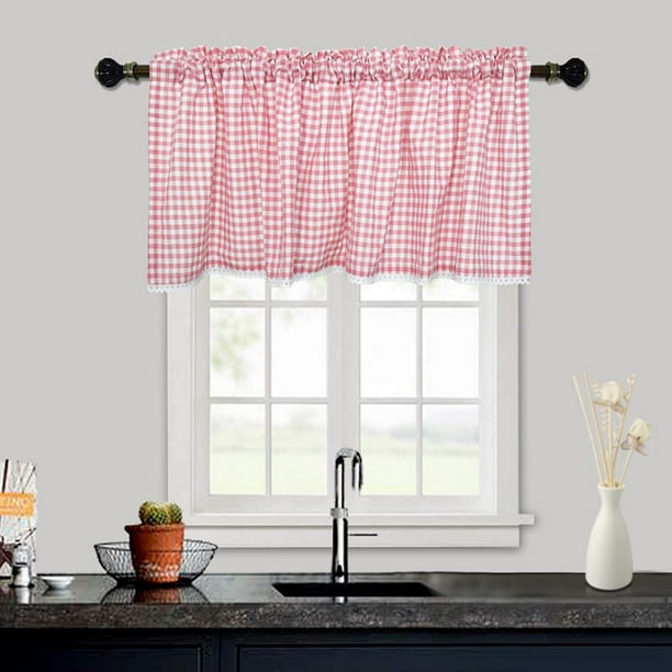 Cortinas Cortas Perfecl para Ventanas 150x60cm Cortina de nivel de ventana