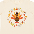 thumbnail image 4 of Inktastic Thanksgiving Turkey Fall Holiday Wreath Boys or Girls Toddler T-Shirt, 4 of 5