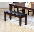 thumbnail image 2 of Kingfisher Lane Bench in Cherry and Black, 2 of 2