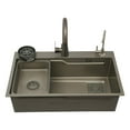 thumbnail image 4 of Stainless Steel Built-in Kitchen Sink Multifunctional Sink with Pull Out Faucet, 4 of 7