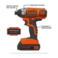 thumbnail image 2 of Destornillador de impacto inalámbrico BLACK+DECKER 20V MAX POWERCONNECT, 2 of 7