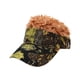 thumbnail image 2 of Fiudx Gorra de Béisbol con Peluca Divertida, Estilo Hip Hop, Ajustable, de Algodón Transpirable, Ideal para Actividades Al Aire Libre, Ideal Como Regalo para Adultos., 2 of 3
