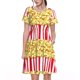 thumbnail image 1 of Disketp Popcorn para Vestido de Manga Corta para Mujeres, Vestidos de Verano para Mujeres, Casual y Holgado para la Playa, 1 of 6