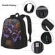 thumbnail image 3 of Disketp Ornate Purple Floral Vase Mochila Estampada de Gran Capacidad con Lonchera y Estuche, Set de 3 Piezas para Estudiantes, 3 of 7