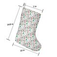 thumbnail image 5 of 3 Pcs Christmas Stockings,White Christmas Icon Pattern Stockings Christmas,14.8'' Xmas Stockings,Christmas Party Favors,Christmas Party Decorations,Christmas Stockings Personalized, 5 of 5