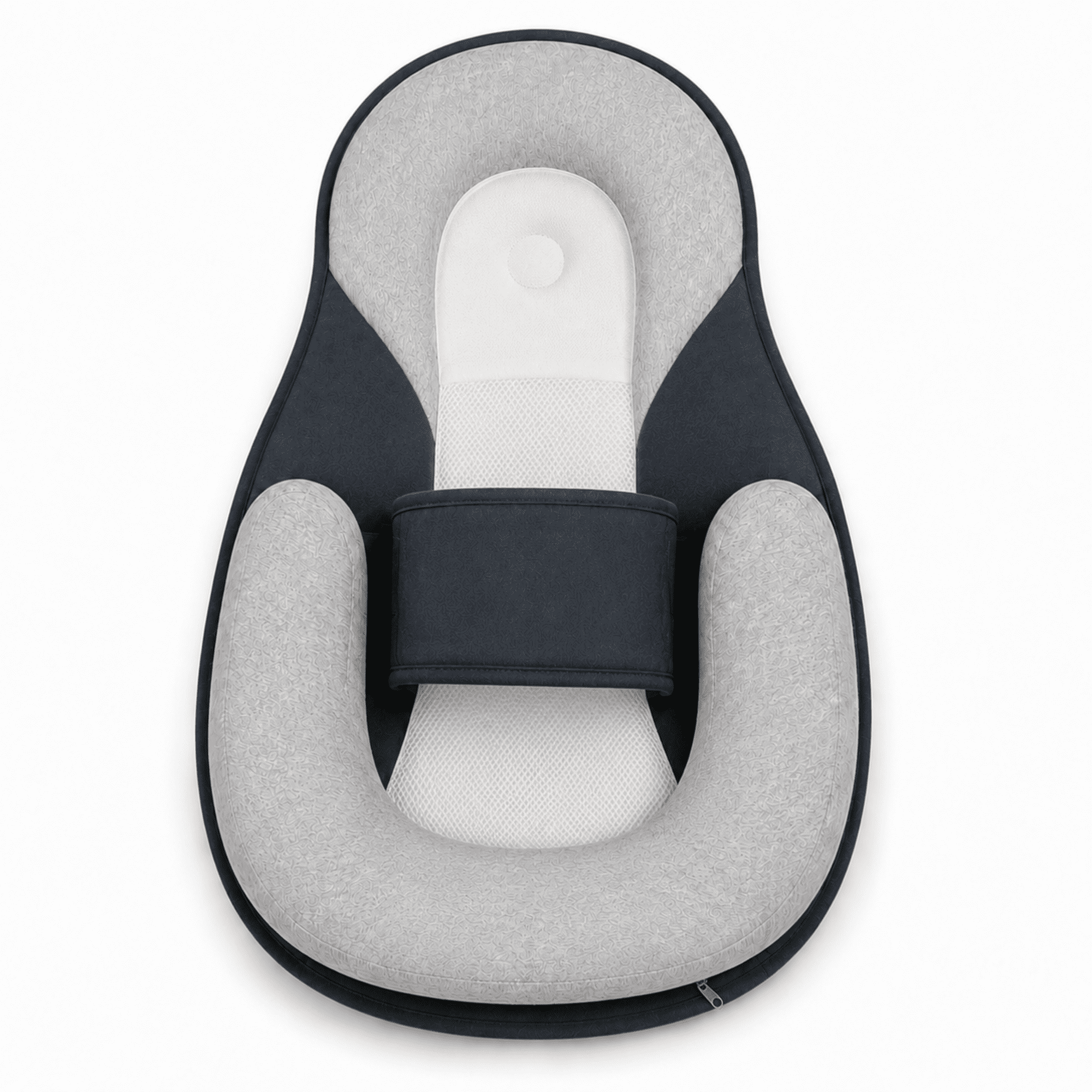 Gofinoday Baby feeding Pillow with Removable Cotton Cover for 0-12M，Gray