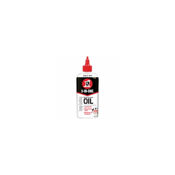 3-IN-ONE 100703 4 Oz. Drip Can Multi-Purpose Lubricant Clear Amber