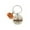 Orange, variant on Halloween Stainless Steel Pumpkin Ghost Keychain, Small And Exquisite Holiday Decorative Objects