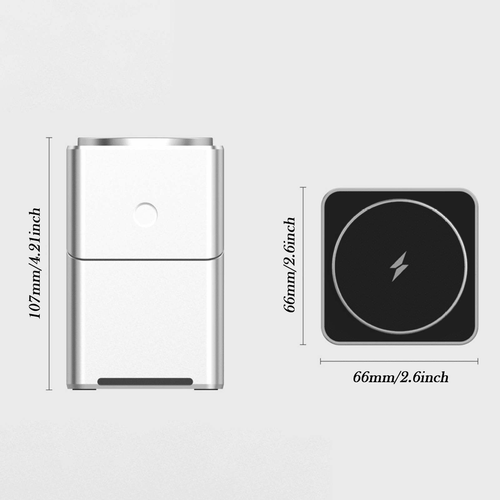 Auto-rotate Touch Magnetic 3 in 1 Wireless Charger Fast Charging Station for IPhone 12/13/14/15/16, for Iwatch & AirPods