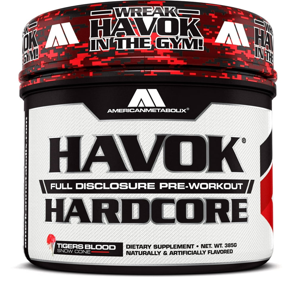 American Metabolix Havok Hardcore PreWorkout (Tigers