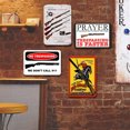 thumbnail image 4 of 4 Uds Pistola Placa Metal Vintage Pintura Hierro Rectangular Bar para El 20x30cm, 4 of 9