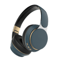 thumbnail image 2 of Auriculares Bluetooth 5.0 Entrada de audio de 3,5 mm Auriculares inalámbricos Auriculares plegables recargables, Azul Jumpingount EL001463-04B, 2 of 2