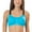 Turquoise, variant on Balanced Tech Women's Athletic Thick Strap Caged Sport Bra