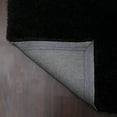 thumbnail image 2 of Rugsotic Carpets Hand Tufted Shag Polyester Eco-Friendly Area Rugs - 4'x6', Rectangle, Black, Plain Solid Design, High Pile Handmade Anti Skid Rugs for Living Room, Bed Room K00111, 2 of 8