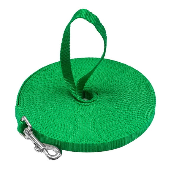 Downtown Pet Supply Long Lead Leash for Dog Training, Green, 100' Dog Leash