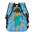 thumbnail image 4 of Perry The Platypus Backpack Cute Printed Lightweight Casual Unisex Laptop Computer Bookbag School Hiking Work Business Travel Daypacks Gifts, 4 of 6