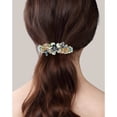 thumbnail image 7 of Happon 4PCS Colorful Vintage Flower Design Metal Small French Barrettes Hair Clasps Accessories Women, 7 of 7
