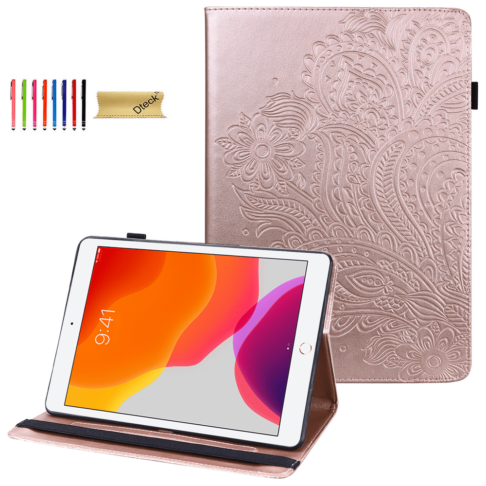 iPad 8th Generation Case, iPad 10.2 Case, Slim Flower Design Premium