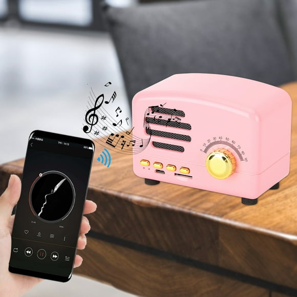 Speaker Box, High Clarity Pink Speaker, For Indoor, Home, Office PC, Tablet Outdoor Camping, Mobile Phone,
