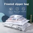 thumbnail image 4 of 10 piezas Organizador de viaje Bolsa de almacenamiento con cierre hermético Cremallera de plástico Translúcida Caja con cierre hermético para ropa interior Organizador de embalaje impermeable, 4 of 5