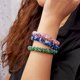 thumbnail image 5 of 6Pcs 6 Colors Glass Beaded Crochet Stretch Bracelets Set Fashion Nepal Bracelets for Women Mixed Color Inner Diameter: 1-7/8 inch(4.7cm) 1Pc/color, 5 of 7