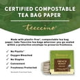 thumbnail image 3 of Teeccino French Roast Herbal Tea - Caffeine Free & Prebiotic for Natural Energy, Coffee Alternative, 25 Tea Bags, 3 of 7