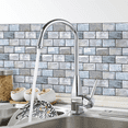 thumbnail image 6 of VANCORE 10 Pack Peel and Stick Backsplash Tiles 3D Wall Tiles Stickers for Kitchen Bathroom, 10" x 10.6", Gray, 6 of 7